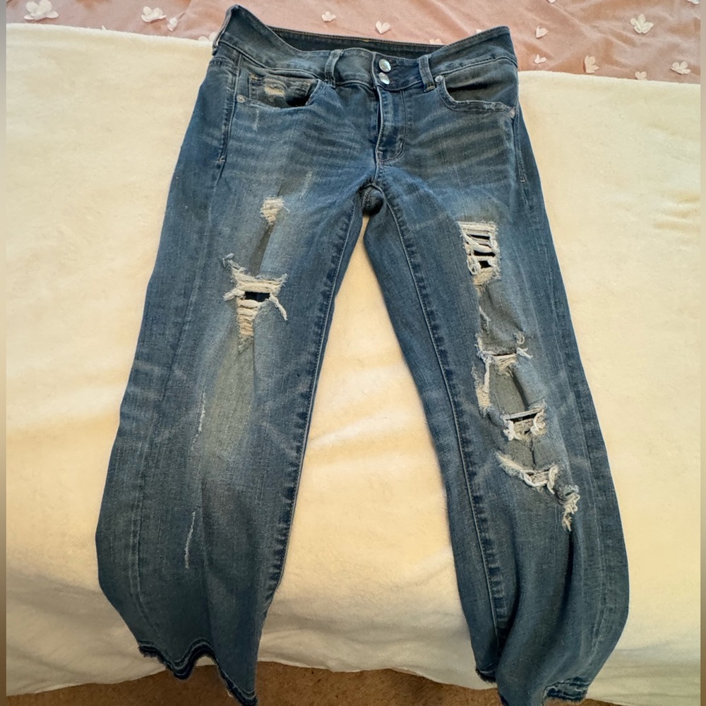 American Eagle Super Stretch jeans, size 6.